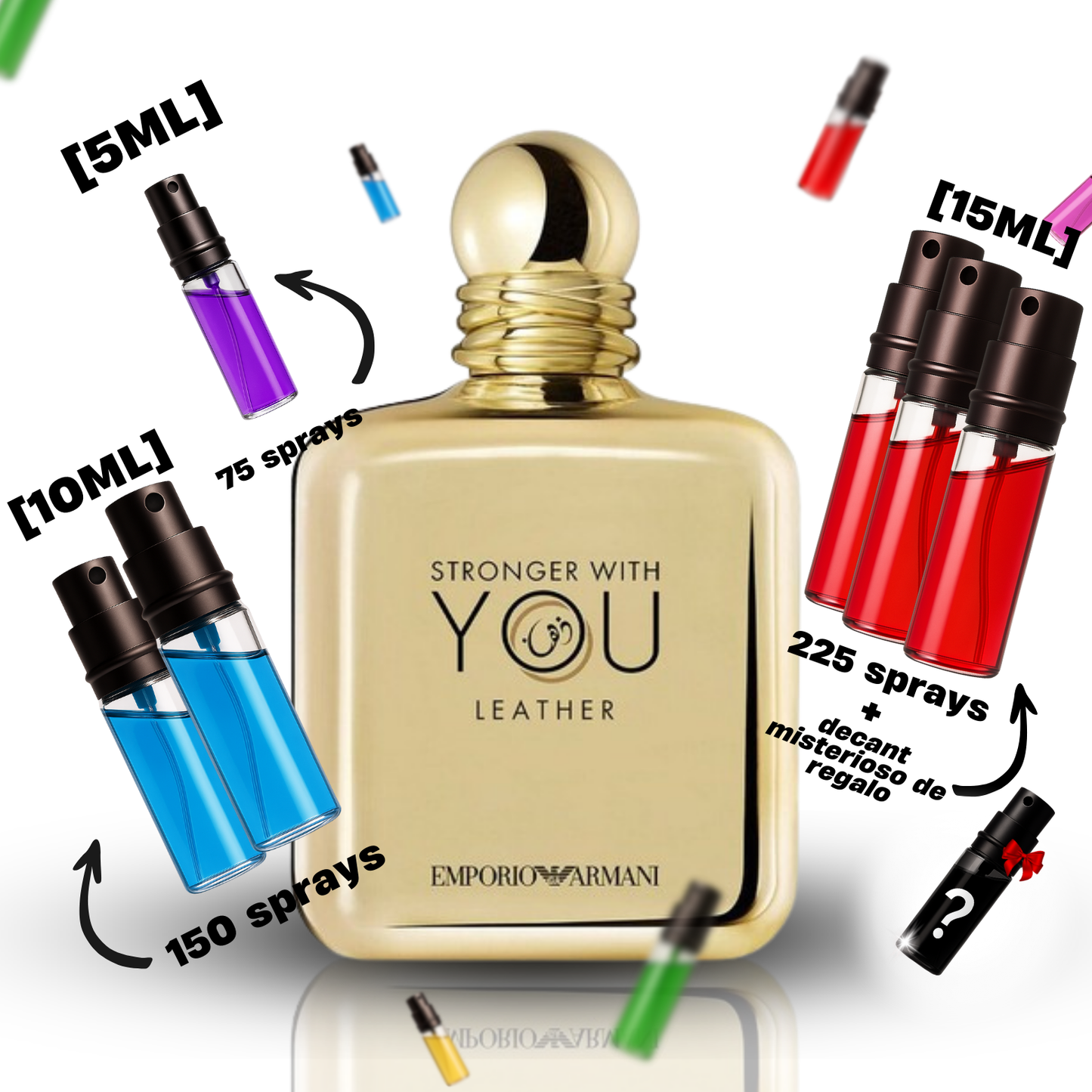 Decant de Stronger With You Leather (Armani)